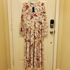 Sheilay Floral Long Sleeve Maxi Dress